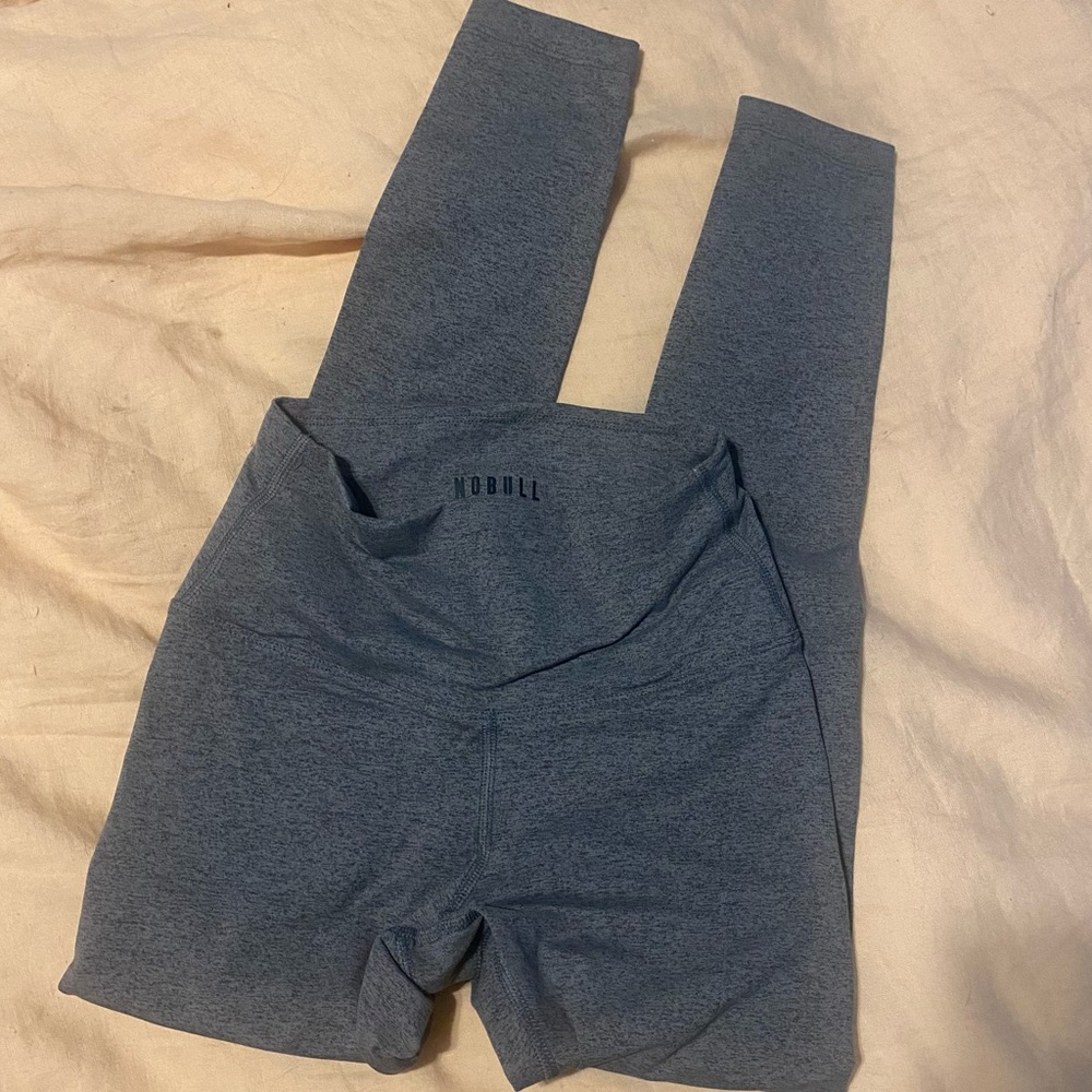 Grey Nobull leggings-XS